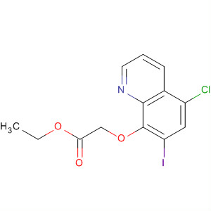 73511-39-4  Acetic acid, [(5-chloro-7-iodo-8-quinolinyl)oxy]-, ethyl ester