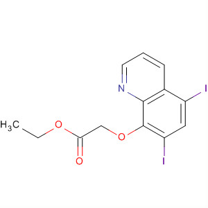 73511-40-7  Acetic acid, [(5,7-diiodo-8-quinolinyl)oxy]-, ethyl ester