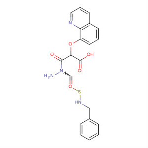 73511-44-1  Acetic acid, (8-quinolinyloxy)-,2-[[(phenylmethyl)amino]thioxomethyl]hydrazide
