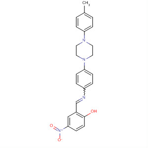 73518-52-2  Phenol,2-[[[4-[4-(4-methylphenyl)-1-piperazinyl]phenyl]imino]methyl]-4-nitro-