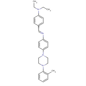 73518-64-6  Benzenamine,N,N-diethyl-4-[[[4-[4-(2-methylphenyl)-1-piperazinyl]phenyl]imino]methyl]-
