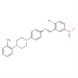 73518-67-9  Phenol,2-[[[4-[4-(2-methylphenyl)-1-piperazinyl]phenyl]imino]methyl]-4-nitro-