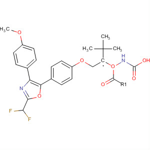 735265-19-7  Carbamic acid,[2-[4-[2-(difluoromethyl)-4-(4-methoxyphenyl)-5-oxazolyl]phenoxy]ethyl]-,1,1-dimethylethyl ester