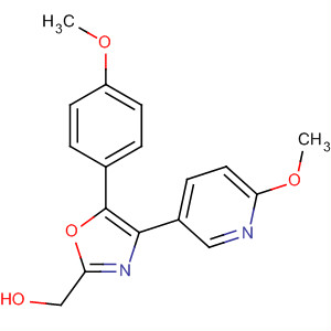 735265-89-1  2-Oxazolemethanol, 5-(4-methoxyphenyl)-4-(6-methoxy-3-pyridinyl)-