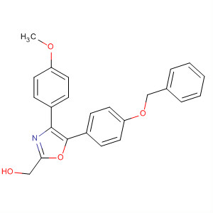 735266-61-2  2-Oxazolemethanol, 4-(4-methoxyphenyl)-5-[4-(phenylmethoxy)phenyl]-