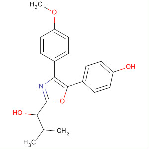 735266-64-5  2-Oxazolemethanol,5-(4-hydroxyphenyl)-4-(4-methoxyphenyl)-a-(1-methylethyl)-