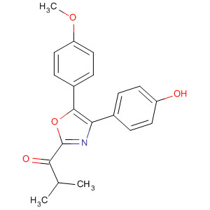 735267-03-5  1-Propanone,1-[4-(4-hydroxyphenyl)-5-(4-methoxyphenyl)-2-oxazolyl]-2-methyl-