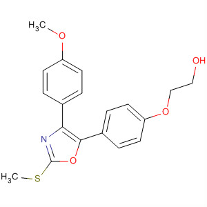 735267-29-5  Ethanol, 2-[4-[4-(4-methoxyphenyl)-2-(methylthio)-5-oxazolyl]phenoxy]-