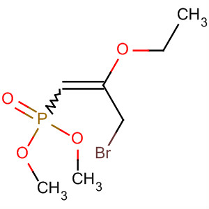 73542-48-0  Phosphonic acid, (3-bromo-2-ethoxy-1-propenyl)-, dimethyl ester 73542-48-0  Phosphonic acid, (3-bromo-2-ethoxy-1-propenyl)-, dimethyl ester