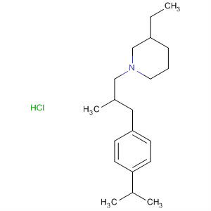 73578-57-1  Piperidine, 3-ethyl-1-[2-methyl-3-[4-(1-methylethyl)phenyl]propyl]-,hydrochloride
