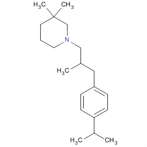73578-64-0  Piperidine, 3,3-dimethyl-1-[2-methyl-3-[4-(1-methylethyl)phenyl]propyl]-