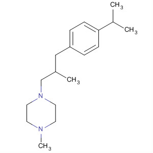73578-92-4  Piperazine, 1-methyl-4-[2-methyl-3-[4-(1-methylethyl)phenyl]propyl]-