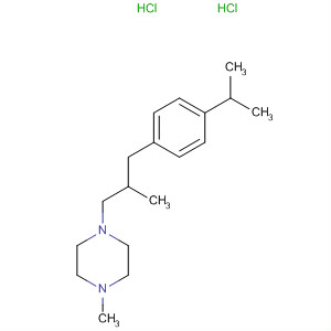73578-93-5  Piperazine, 1-methyl-4-[2-methyl-3-[4-(1-methylethyl)phenyl]propyl]-,dihydrochloride