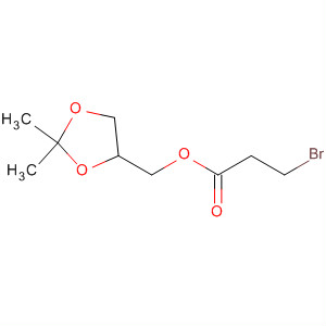 73640-34-3  Propanoic acid, 3-bromo-, (2,2-dimethyl-1,3-dioxolan-4-yl)methyl ester