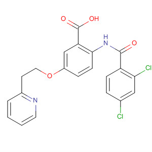 736923-54-9  Benzoic acid, 2-[(2,4-dichlorobenzoyl)amino]-5-[2-(2-pyridinyl)ethoxy]-