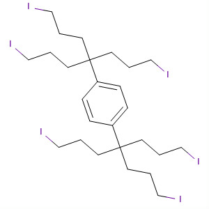 736928-90-8  Benzene, 1,4-bis[4-iodo-1,1-bis(3-iodopropyl)butyl]-