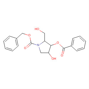 736967-90-1  1-Pyrrolidinecarboxylic acid,3-(benzoyloxy)-4-hydroxy-2-(hydroxymethyl)-, phenylmethyl ester,(2R,3R,4R)-