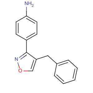 736982-10-8  Benzenamine, 4-[4-(phenylmethyl)-3-isoxazolyl]-