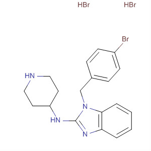 73734-18-6  1H-Benzimidazol-2-amine, 1-[(4-bromophenyl)methyl]-N-4-piperidinyl-,dihydrobromide