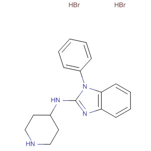 73734-25-5  1H-Benzimidazol-2-amine, 1-phenyl-N-4-piperidinyl-, dihydrobromide