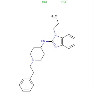 73734-31-3  1H-Benzimidazol-2-amine, N-[1-(2-phenylethyl)-4-piperidinyl]-1-propyl-,dihydrochloride