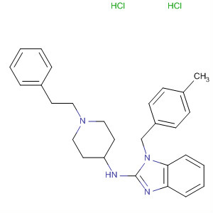 73734-42-6  1H-Benzimidazol-2-amine,1-[(4-methylphenyl)methyl]-N-[1-(2-phenylethyl)-4-piperidinyl]-,dihydrochloride