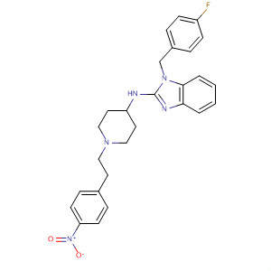 73734-53-9  1H-Benzimidazol-2-amine,1-[(4-fluorophenyl)methyl]-N-[1-[2-(4-nitrophenyl)ethyl]-4-piperidinyl]-