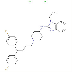 73734-95-9  1H-Benzimidazol-2-amine,N-[1-[4,4-bis(4-fluorophenyl)butyl]-4-piperidinyl]-1-ethyl-,dihydrochloride