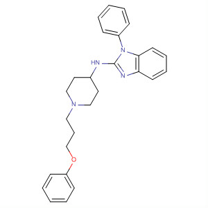 73735-06-5  1H-Benzimidazol-2-amine,N-[1-(3-phenoxypropyl)-4-piperidinyl]-1-phenyl-