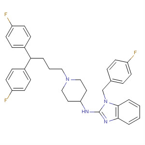 73735-16-7  1H-Benzimidazol-2-amine,N-[1-[4,4-bis(4-fluorophenyl)butyl]-4-piperidinyl]-1-[(4-fluorophenyl)methyl]-