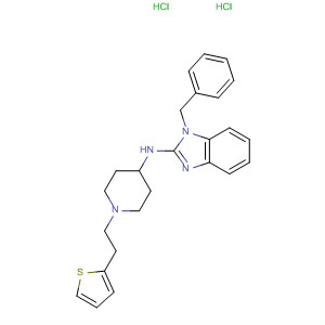 73735-66-7  1H-Benzimidazol-2-amine,1-(phenylmethyl)-N-[1-[2-(2-thienyl)ethyl]-4-piperidinyl]-, dihydrochloride