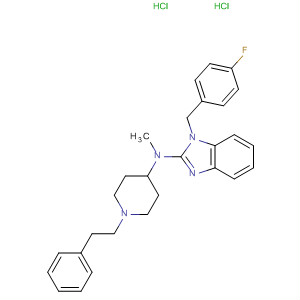 73736-06-8  1H-Benzimidazol-2-amine,1-[(4-fluorophenyl)methyl]-N-methyl-N-[1-(2-phenylethyl)-4-piperidinyl]-,dihydrochloride