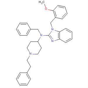 73736-08-0  1H-Benzimidazol-2-amine,1-[(2-methoxyphenyl)methyl]-N-[1-(2-phenylethyl)-4-piperidinyl]-N-(phenylmethyl)-