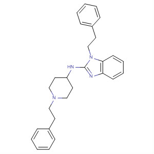 73736-15-9  1H-Benzimidazol-2-amine,1-(2-phenylethyl)-N-[1-(2-phenylethyl)-4-piperidinyl]-