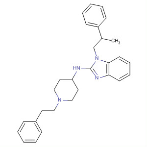 73736-17-1  1H-Benzimidazol-2-amine,N-[1-(2-phenylethyl)-4-piperidinyl]-1-(2-phenylpropyl)-