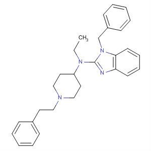 73736-33-1  1H-Benzimidazol-2-amine,N-ethyl-N-[1-(2-phenylethyl)-4-piperidinyl]-1-(phenylmethyl)-