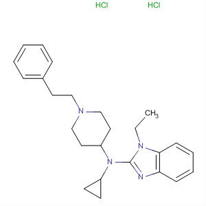 73736-45-5  1H-Benzimidazol-2-amine,N-cyclopropyl-1-ethyl-N-[1-(2-phenylethyl)-4-piperidinyl]-,dihydrochloride