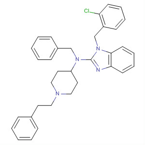 73755-93-8  1H-Benzimidazol-2-amine,1-[(2-chlorophenyl)methyl]-N-[1-(2-phenylethyl)-4-piperidinyl]-N-(phenylmethyl)-