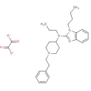 73755-96-1  1H-Benzimidazol-2-amine,1-butyl-N-[1-(2-phenylethyl)-4-piperidinyl]-N-propyl-, ethanedioate (1:1)