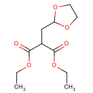 73774-10-4  Propanedioic acid, (1,3-dioxolan-2-ylmethyl)-, diethyl ester 73774-10-4  Propanedioic acid, (1,3-dioxolan-2-ylmethyl)-, diethyl ester