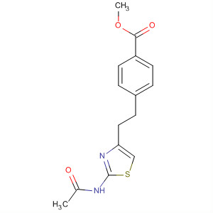 737823-39-1  Benzoic acid, 4-[2-[2-(acetylamino)-4-thiazolyl]ethyl]-, methyl ester