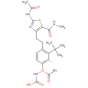 737823-81-3  Carbamic acid,[4-[2-[2-(acetylamino)-5-[(methylamino)carbonyl]-4-thiazolyl]ethyl]phenyl]-, 1,1-dimethylethyl ester