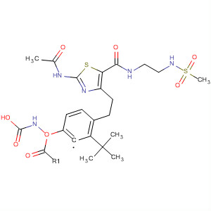737825-65-9  Carbamic acid,[4-[2-[2-(acetylamino)-5-[[[2-[(methylsulfonyl)amino]ethyl]amino]carbonyl]-4-thiazolyl]ethyl]phenyl]-, 1,1-dimethylethyl ester