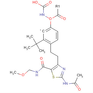 737826-17-4  Carbamic acid,[4-[2-[2-(acetylamino)-5-[(methoxymethylamino)carbonyl]-4-thiazolyl]ethyl]phenyl]-, 1,1-dimethylethyl ester