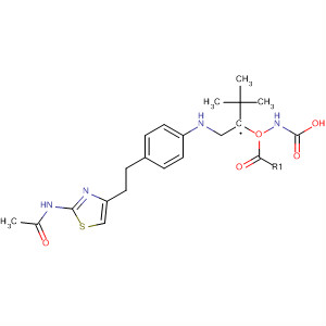 737827-35-9  Carbamic acid,[2-[[4-[2-[2-(acetylamino)-4-thiazolyl]ethyl]phenyl]amino]ethyl]-,1,1-dimethylethyl ester