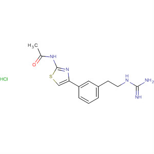 737827-36-0  Acetamide,N-[4-[3-[2-[(aminoiminomethyl)amino]ethyl]phenyl]-2-thiazolyl]-,monohydrochloride