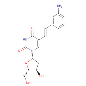 73847-54-8  Uridine, 5-[2-(3-aminophenyl)ethenyl]-2'-deoxy-, (E)-