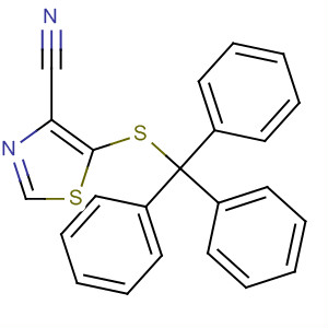 738619-61-9  4-Thiazolecarbonitrile, 5-[(triphenylmethyl)thio]-