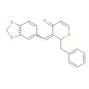 73877-71-1  1H-2-Benzothiopyran-4(3H)-one, 3-(1,3-benzodioxol-5-ylmethylene)-