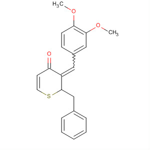 73877-73-3  1H-2-Benzothiopyran-4(3H)-one, 3-[(3,4-dimethoxyphenyl)methylene]-